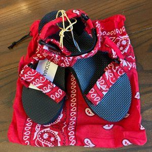 Arizona Love Trekky Bandana Sandals - Kids - Red - Size 32/33 (US 1.5/2.0 Y)